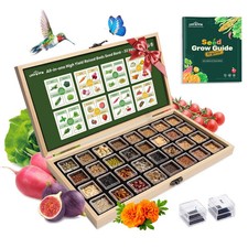 Lush Dew Raised Garden Bed Heirloom Seed Bank 32 Type