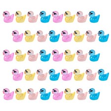 40 Pcs Miniature Resin Figurines Cartoon Small for Garden Decor
