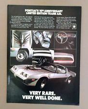 1979 Pontiac Firebird Trans Am Silver T Top Original Magazine Auto Ad Print 1979 Pontiac Firebird Trans Am Silver T Top Original Magazine Auto Ad Print