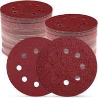 Schleifpapier 110 StüCk 125Mm Klett 8 Loch FüR Exzenterschleifer