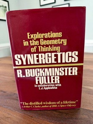 Synergetics R. Buckminster Fuller 1975 1st Ed/1st Printing Macmillan HCDJ