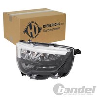 Diederichs Halogen Scheinwerfer Mit Lwr-Motor TFL Rechts Passend FüR Opel Combo