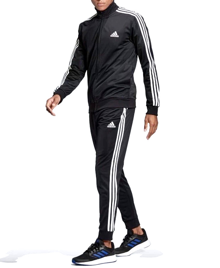Adidas Essentials SET Мужской спортивный костюм размера 2XL GK9651 Куртка и брюки Черныйбелый 20090₽