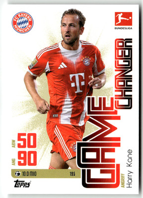 Topps Match Attax Bundesliga 2025-26 No. 195 Harry Kane Game Changer
