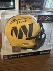 Joe Theismann 83 MVP Autographed Washington RAVE Mini Helmet - Beckett COA 🔥