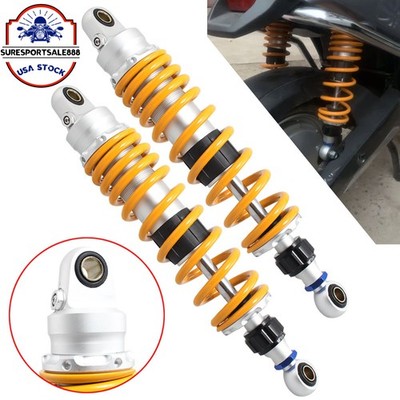 330mm 13'' Rear Air Shocks Fit For Honda Monkey Z50 CT70 Grom Kawasaki Gold Pair