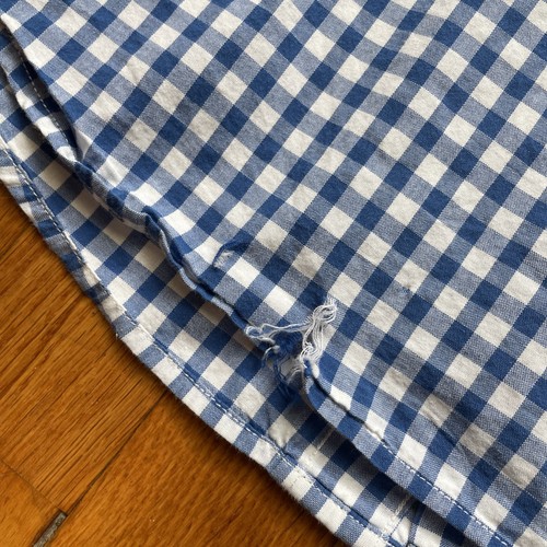 Vintage 90s Tommy Hilfiger Oxford Shirt Mens M Classic Cotton Blue Check - Picture 3 of 16