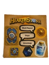 Blizzard Blizzcon Exclusive Magnet Set Hearthstone Tavern Logo Bubble Chat New