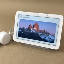 SCRATCHES Google Nest Hub 2nd Gen 7-inch Smart Display GA01331-US Chalk Tested