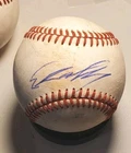 Autographed Baseball game used ETHAN HOLLIDAY Colorado Rockies