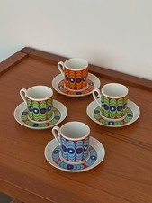 Space Age Espresso Cup and Saucer by Rheinpfalz Hartporzellan Germany c. 1970