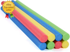 8 Pack Pool Noodles Foam Swim Noodles 52 Inch Swimming Pool Noodle Bulk Bright