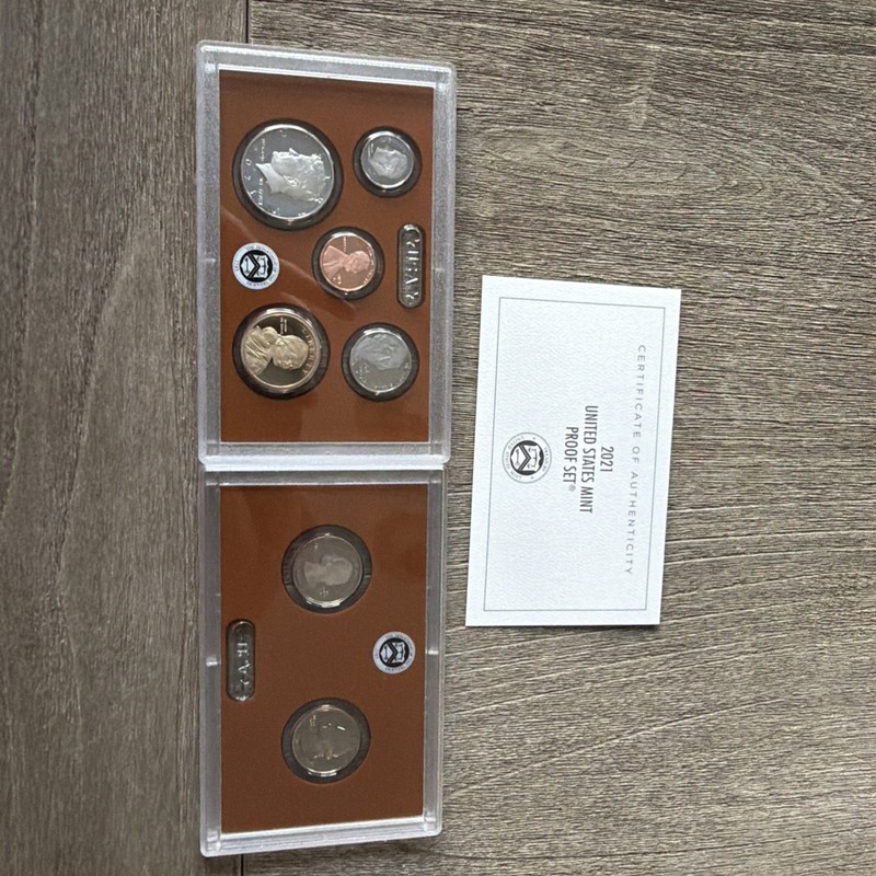 2021 United States Mint Proof Set 7 Piece Clad Set OGP & COA