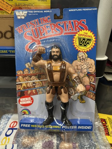 1986 LJN WWF Wrestling Superstars Hercules Hernand...