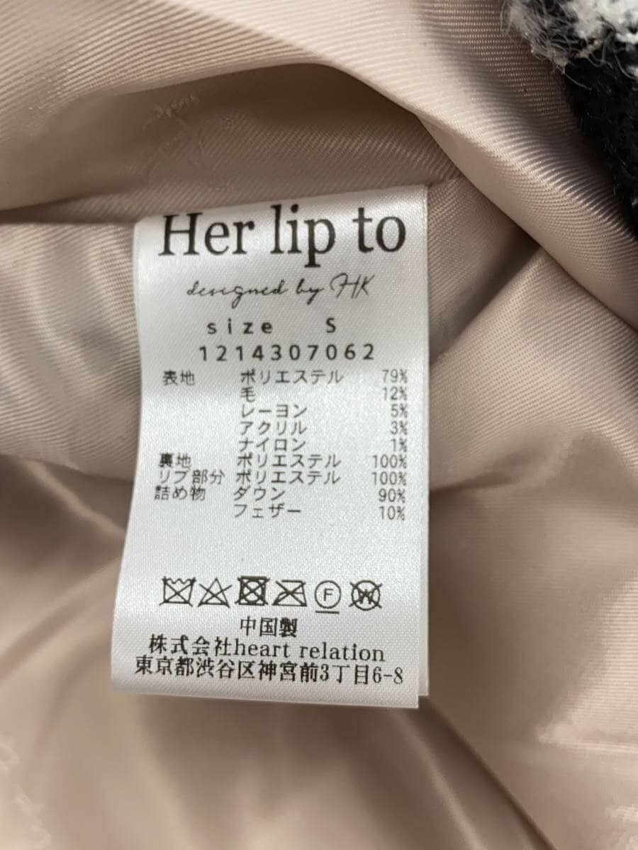 ALTRA Heart Relation Other Her Lip To Harlip Coat S imbottitura nero con cintura