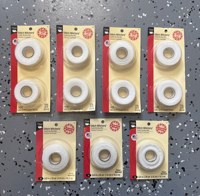 Dritz Stitch Witchery 222 Regular Weight 5/8'' x 20 yd Fusible Iron Bonding Web