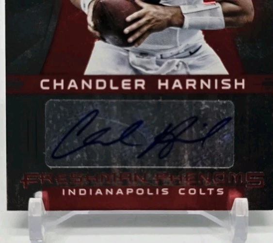 2012 Totally Certified CHANDLER HARNISH Freshman Phenoms Platinum Red Auto /290 - Image 3 of 4