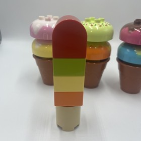 Lego Duplo Creative Ice Cream Set Popsicle Desserts 10574 Incomplete