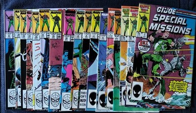 G.I. JOE SPECIAL MISSIONS Lot, #s 1 - 17 ('86-'89) NM-/NM+