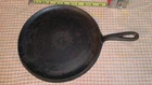 Vintage WAGNER WARE Sidney -0- 1109A? Round Griddle Cast Iron Flat Skillet 10"