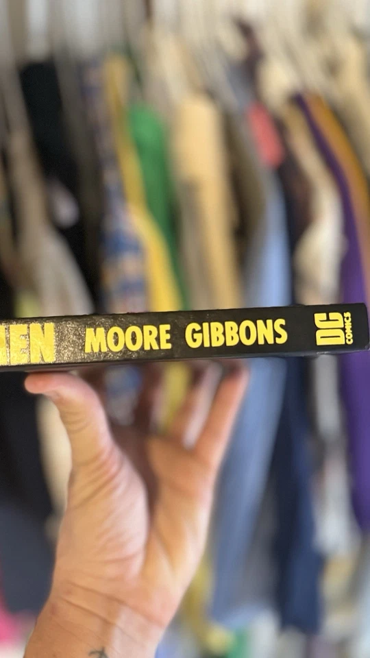 Reloj tapa dura 2005 Watchmen Dave Gibbons “your Move” ilustración 2014 firmado Foto 2 de 4