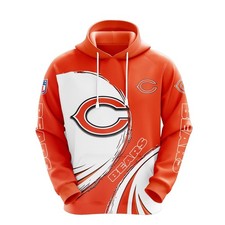 Chicago Football Team Bearss 3D Hoodie, Unisex Adults S-5XL
