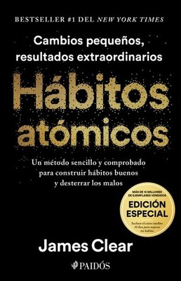 Hábitos atómicos/ Atomic Habits, Hardcover by Clear, James, Brand New, Free s...