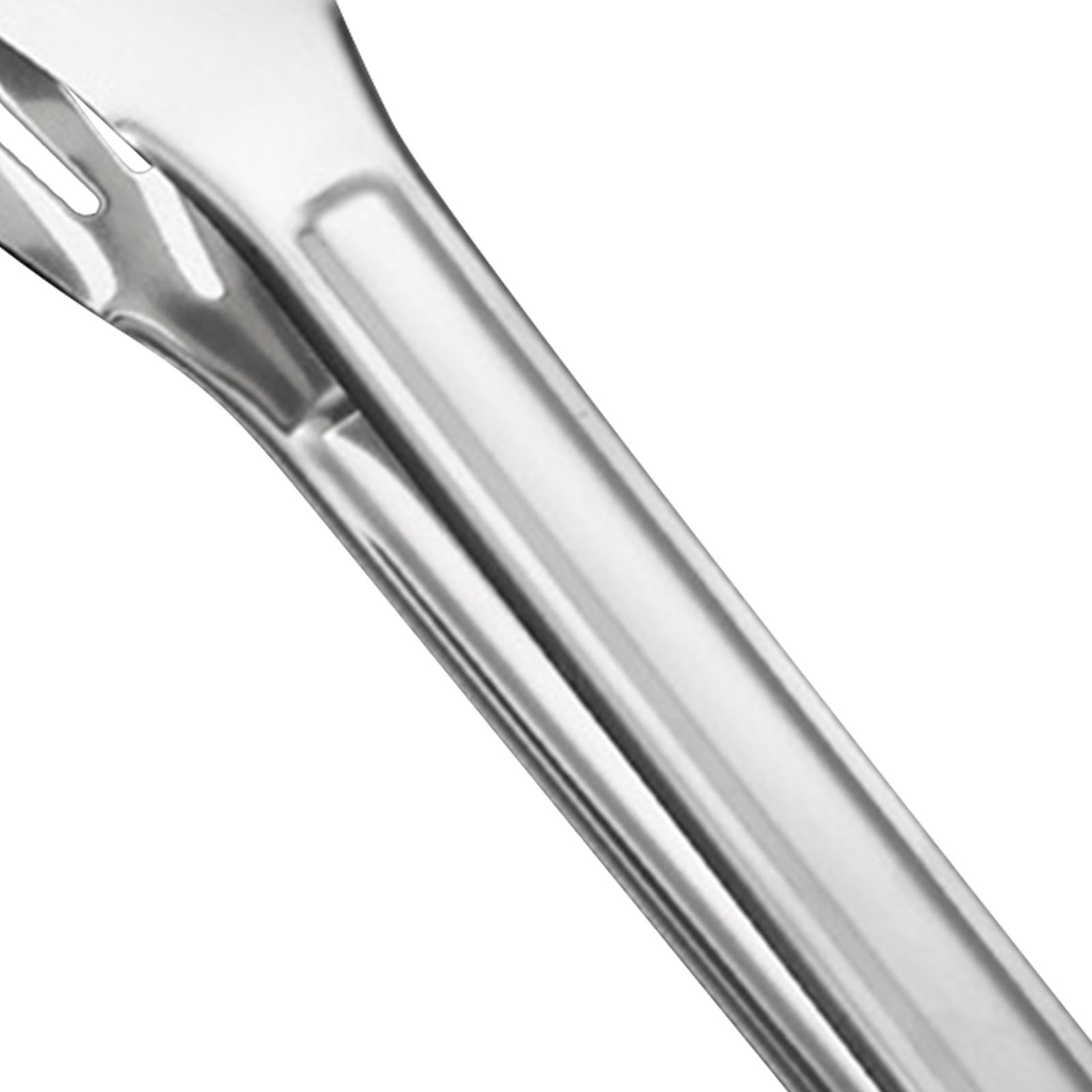 Food Tongs 12in Stainless Steel For Kitchen Serving Cooking Home Barbecue Steak