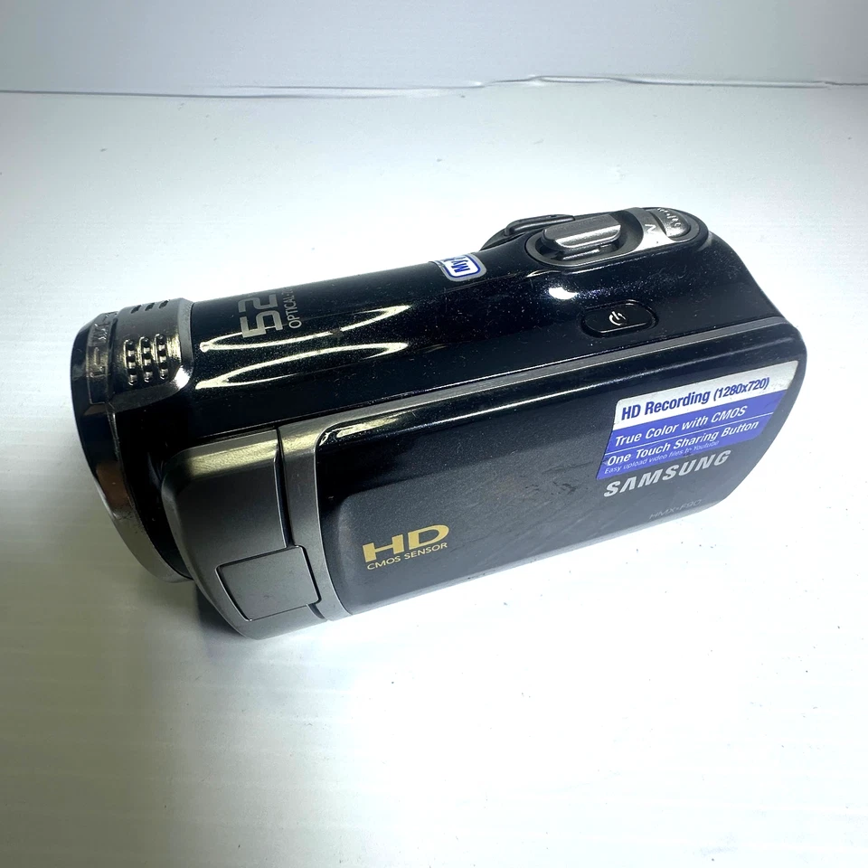 NOT TESTED - Samsung HMX-F90 Camcorder with 52x Optical Zoom HD Video - Image 2 of 4