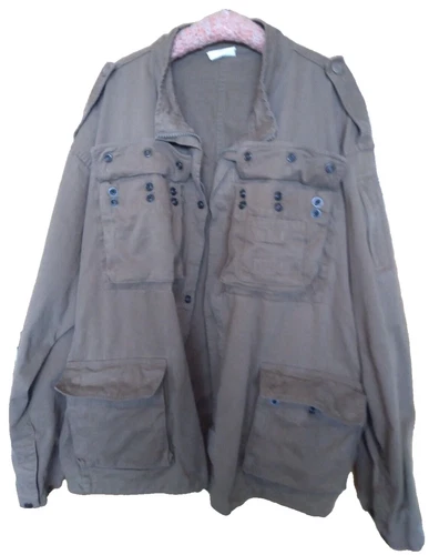 Five Star Gear Men's Brown Jacket 100% Cotton Active Outdoor Long Sleeve Sz 2XL - product listing photo
