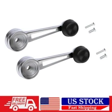 Window Crank Handle For Ford Pickup Chrome NEW 2x 1 Pair Set US