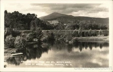 Warren, New Hampshire NH Private Fishing Pond Mt. Moosilauke-Rear of Morse RPPC