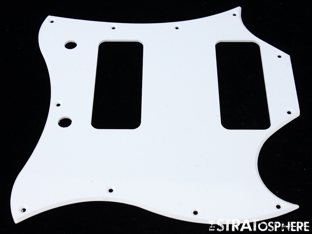 Pickguard Bianco 1 Strato Per Chitarra Gibson USA Les Paul - The STRATosphere