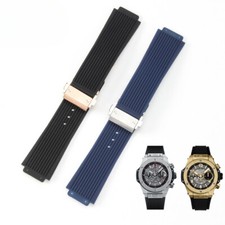 Convex 26 19mm Quality Silicone Rubber Watch Band Strap Fits Hublot Big Bang