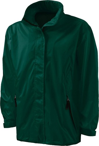 Pull à capuche nylon noir brodé 1/4 zip Charles River Delta Zeta taille L