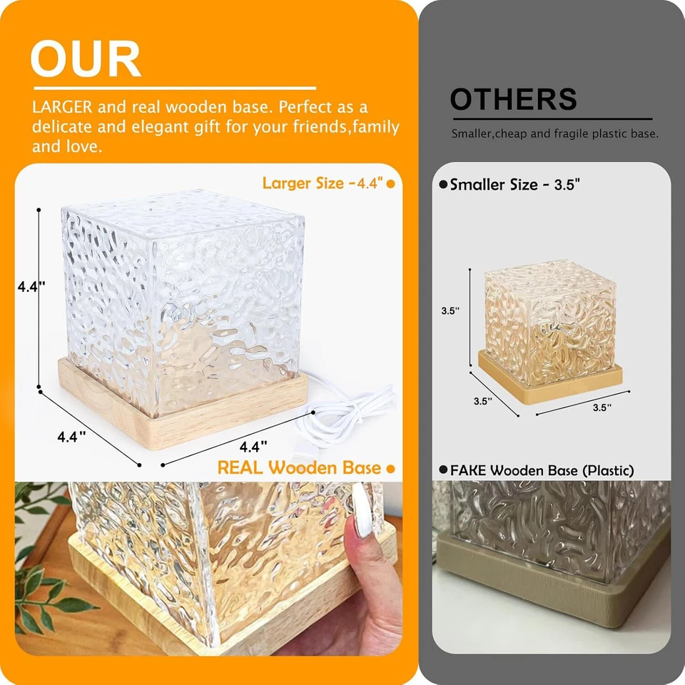 Proyector de ondas oceánicas con cable de 16 colores luz nocturna norte LED lámpara de fiesta control remoto Foto 4 de 4