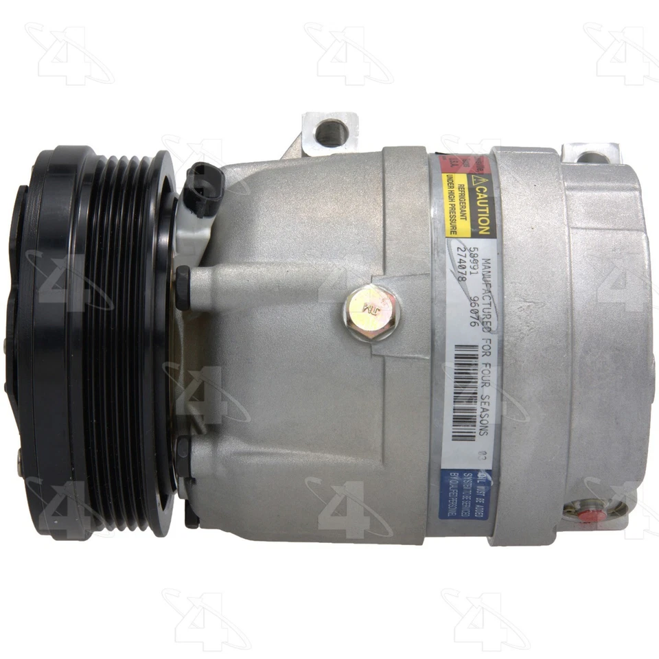 Compresor de aire acondicionado para Chevrolet Malibu 1997-1999 2,4 L L4 4 estaciones 355EV84 1998 Foto 3 de 4