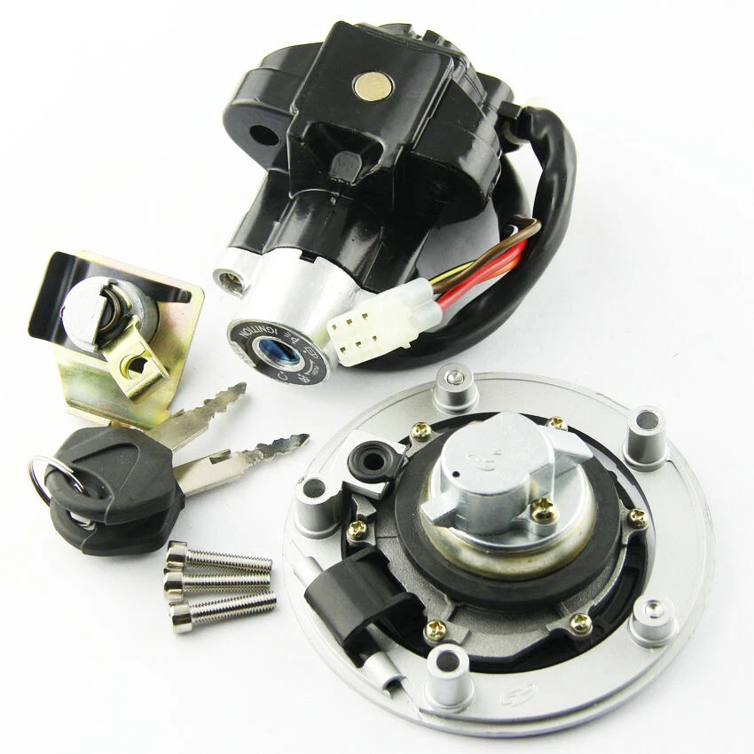 Juego de bloqueo de interruptor de llave de encendido para Suzuki GSXR750X 20 aniversario 05 37101-16840 Foto 2 de 4