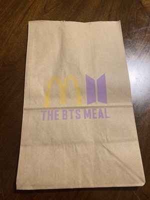 2021 McDonalds x BTS The BTS Meal Bag BRAND NEW | eBay