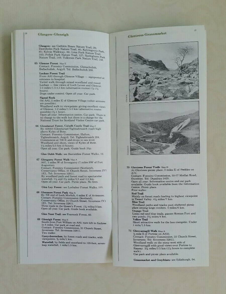 WALKS AND TRAILS IN SCOTLAND 1978 PAPERBACK G1 UK