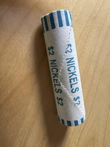 2023 D Jefferson nickel rolls. Bank Rolls are Unopened And UnSearched