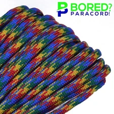 Autism Awareness - 100 FT - 550 Paracord Rope 7 strand Parachute Cord
