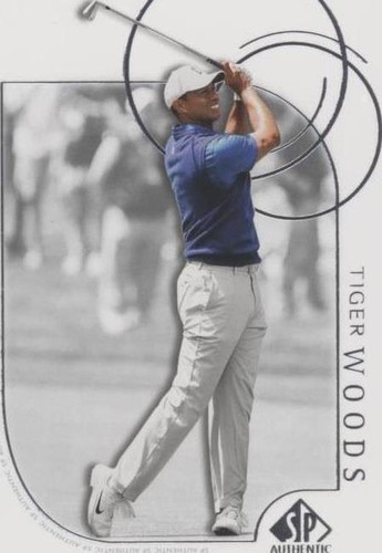 2001 SP Authentic Tiger Woods Tour Swatch #TW-TS | eBay