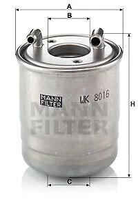 Mann Fuel Filter WK8016X - image 2 of 2
