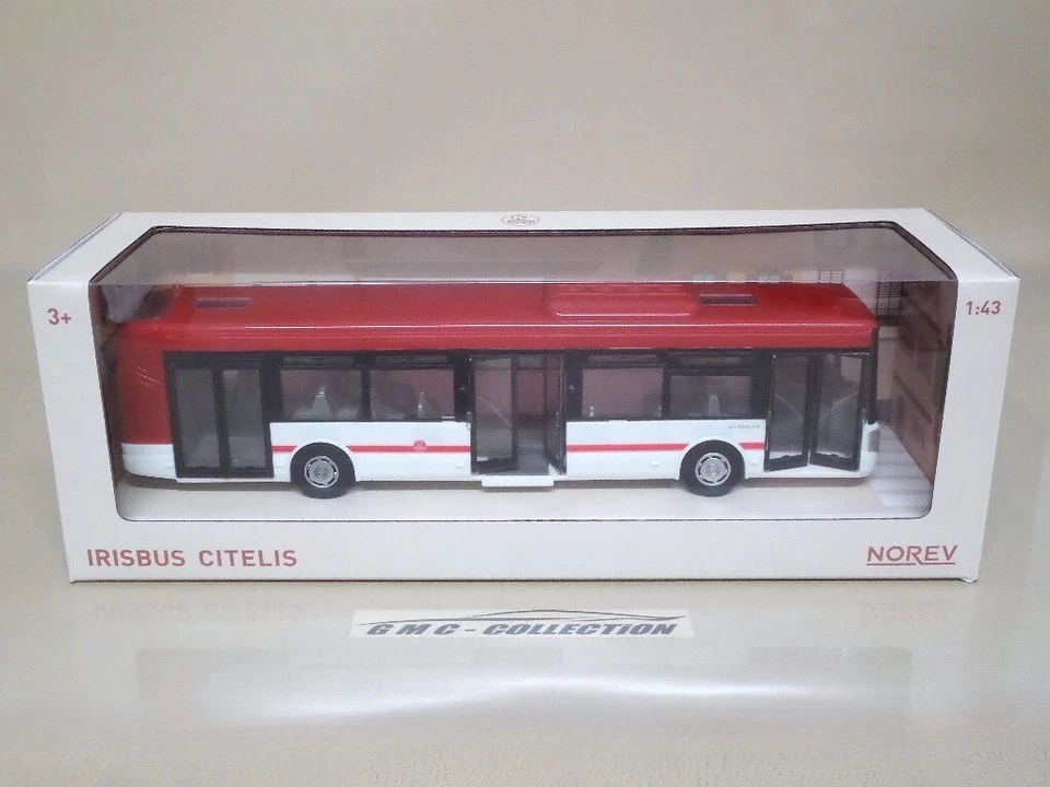 IVECO IRiSBUS CiTELiS 2008 BiANCO/ROSSO/WHiTE AUTOBUS PULLMAN BUS NOREV 1/43 - Immagine 4 di 4