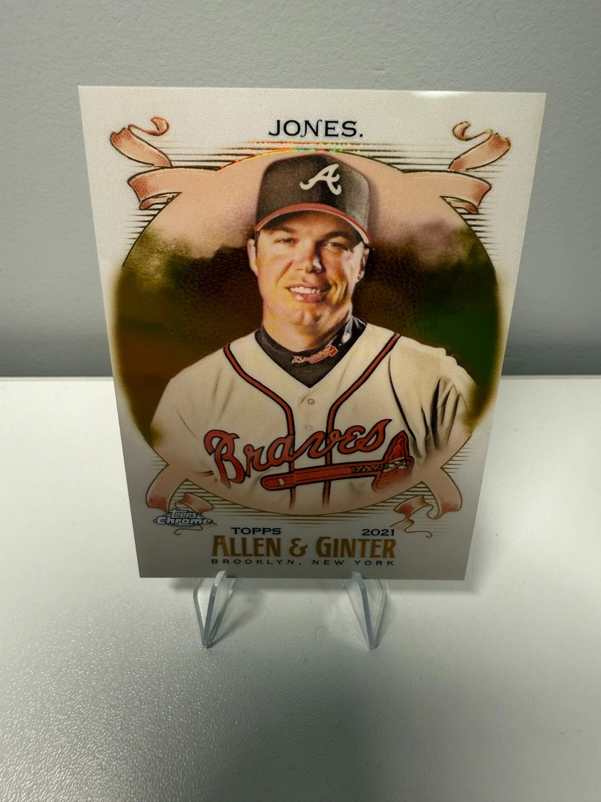 Chipper Jones trading card