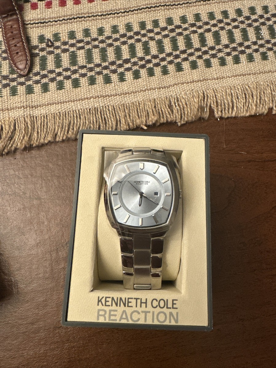 Stainless Steel Kenneth Cole Reaction Watch Battery Size Watch