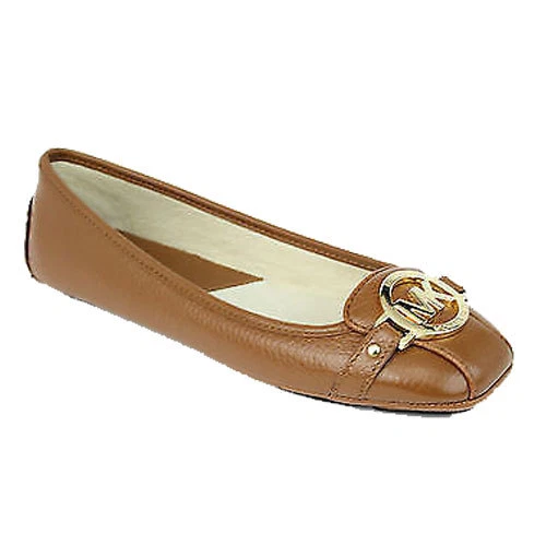 Michael Kors Shoes MK 40R1FUFR1L Fulton Moccasin Tumbled Leather New 8.5 COD ags