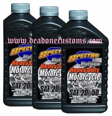 Big Dog Motorcycles Spectro ''Platinum''  Full Synthetic Oil Change Kit