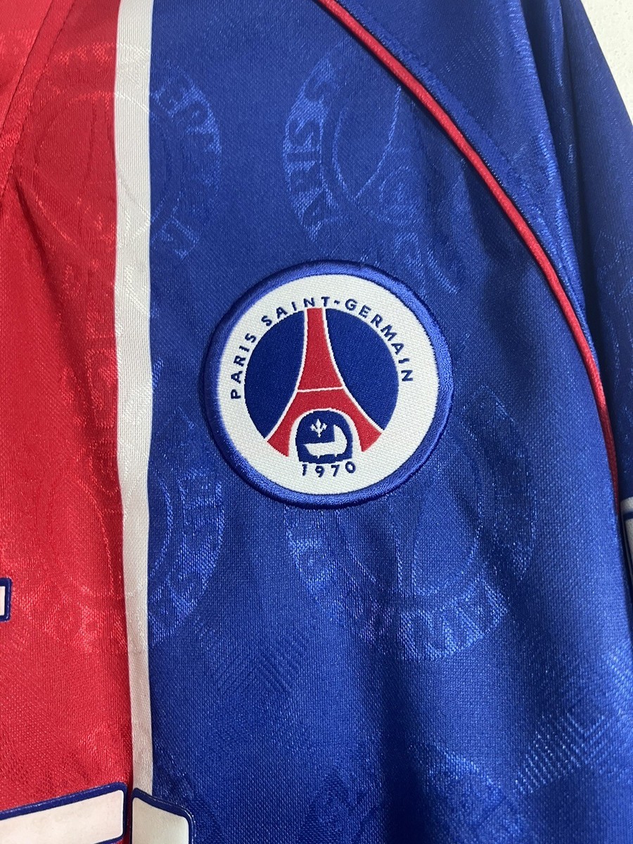 Paris Saint Germain Home Jersey 1996-97 BNWT XL | eBay Paris Saint Germain Home Jersey 1996-97 BNWT XL | eBay